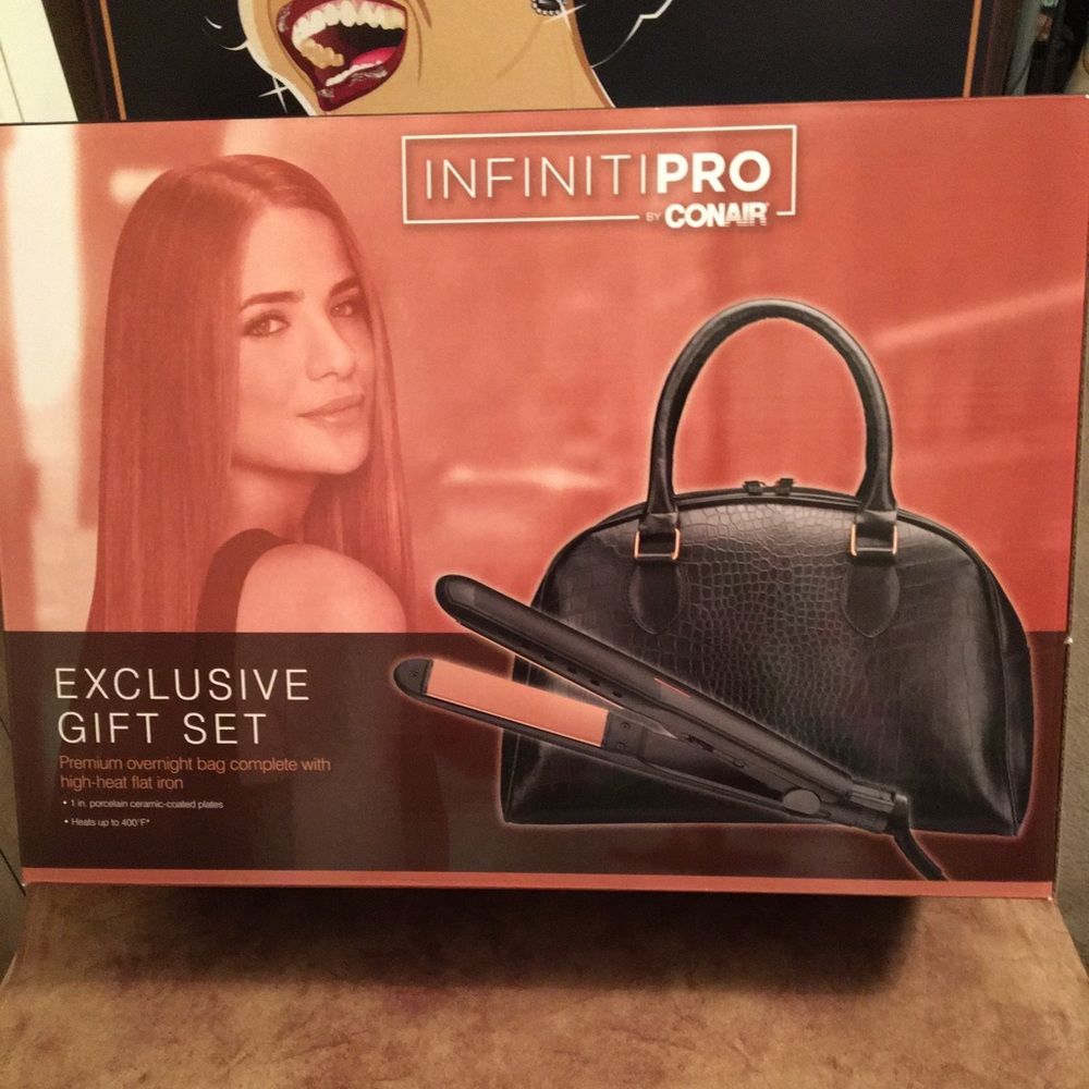 NIB INFINITI PRO AUTHENTIC CONAIR AIR FLAT IRON